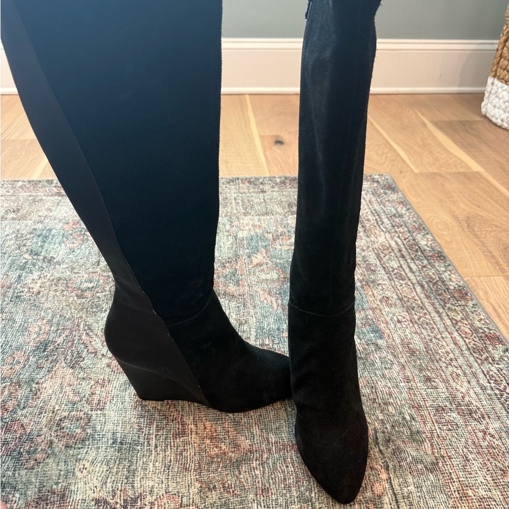 Charles by David Black Over the Knee Boots Sleek Design